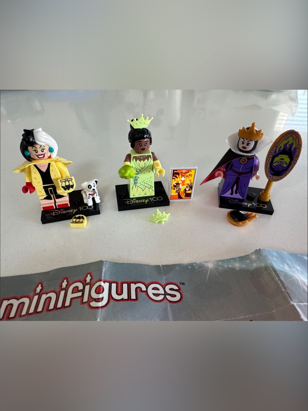 LEGO | Disney Minifigures | Cruella - Tiana - The Queen